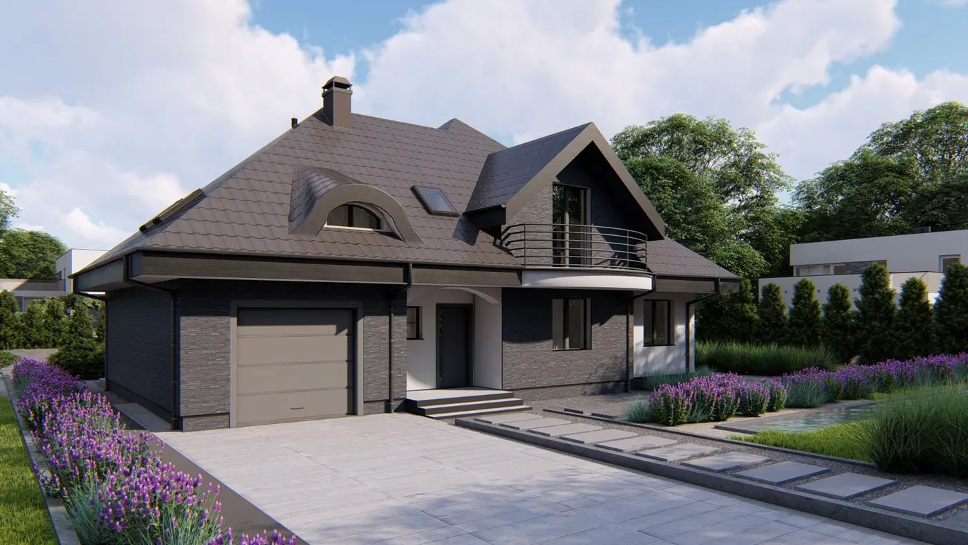 186M2+25M2  Alpa Çelik Ev A18GL(bk)