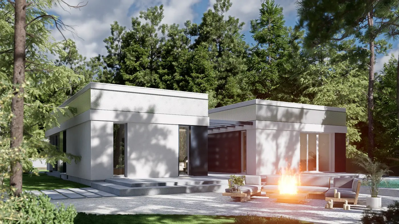 140M2+25M2  Alpa Çelik Ev Ax119