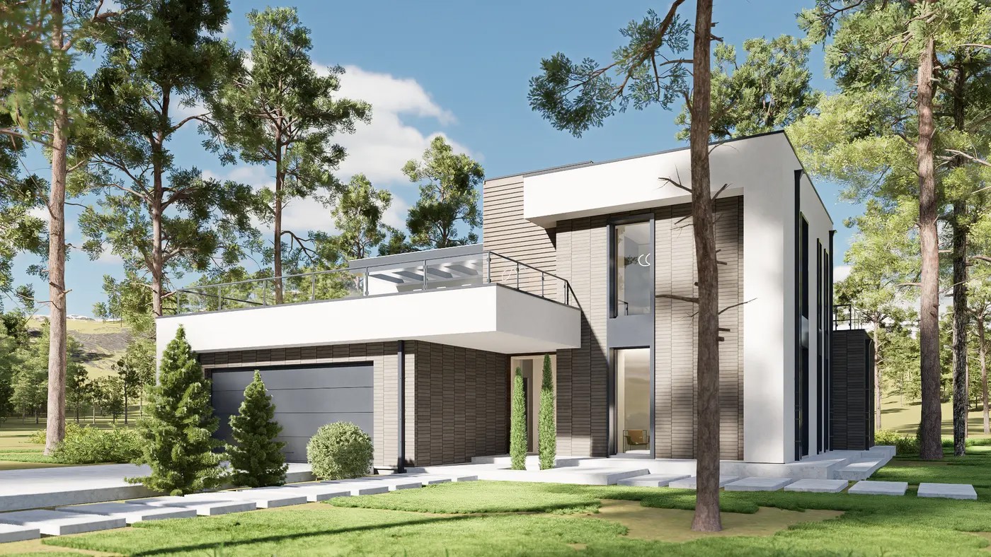 163M2+40M2  Alpa Çelik Ev Ax159