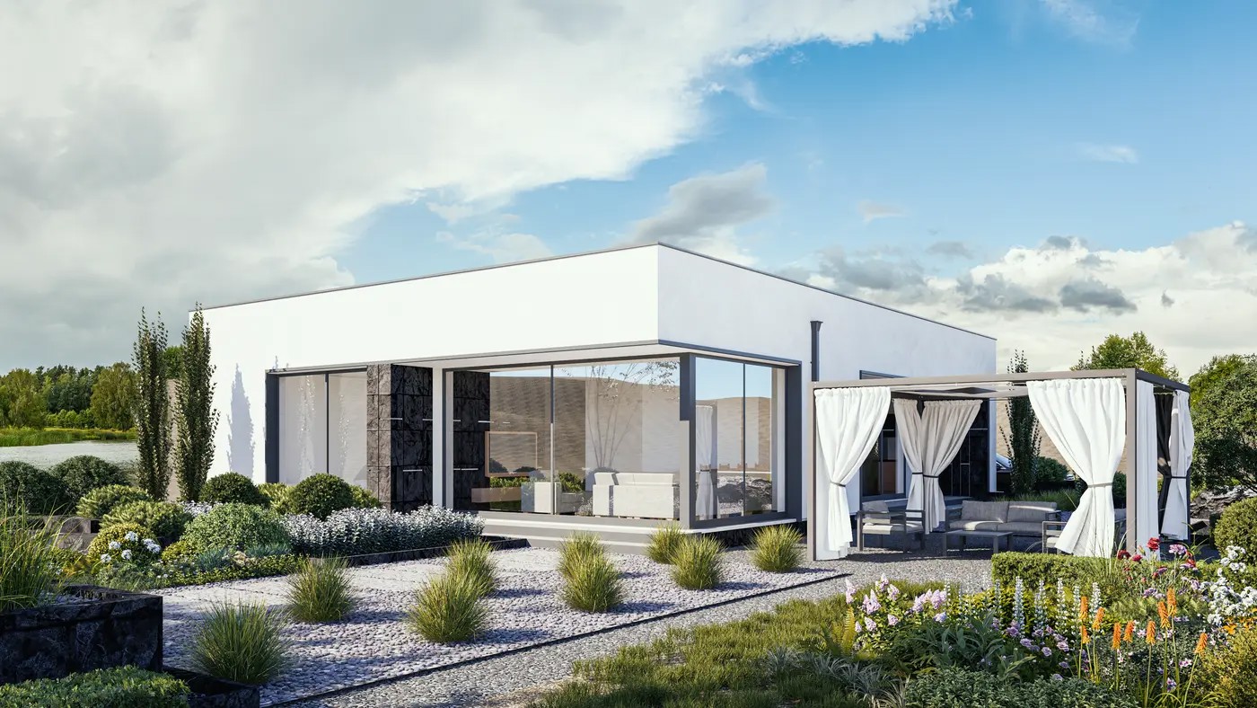 130M2+44M2  Alpa Çelik Ev Ax88A