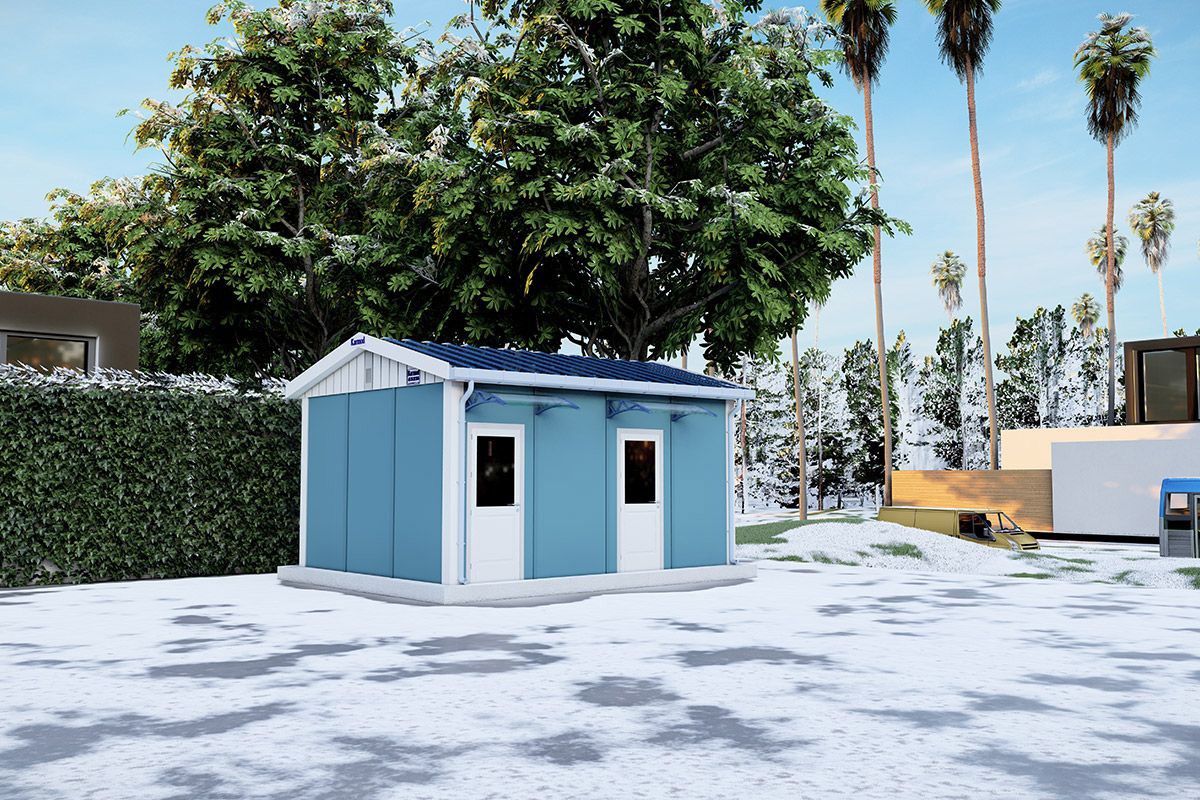 20 m² Prefabrik Tuvalet