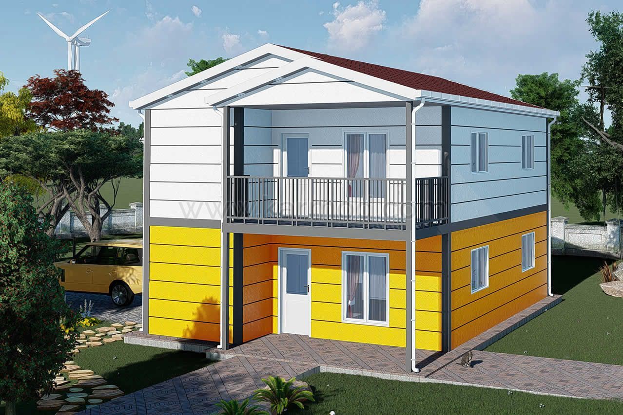 139 m² Prefabrik Çift Villa