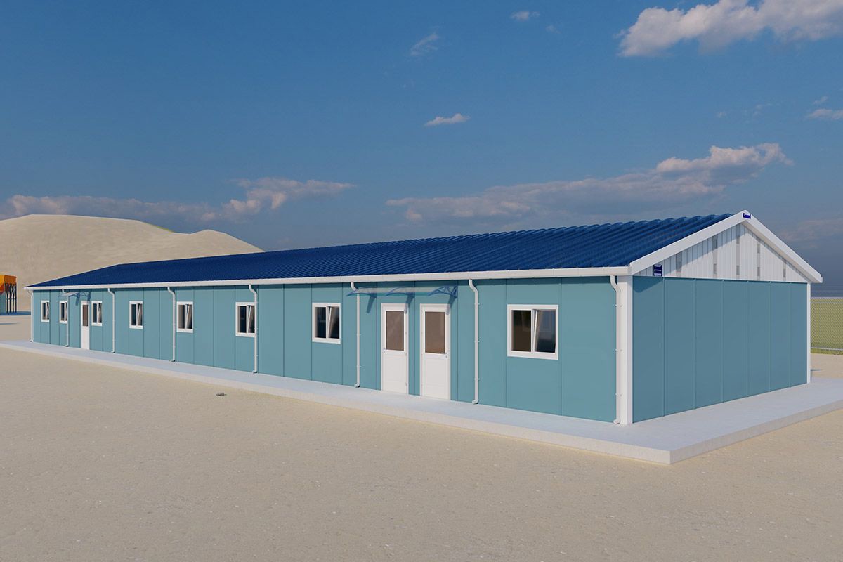 283 m² Prefabrik Yemekhane